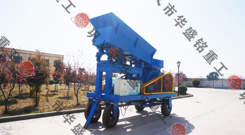 移动对辊制砂机